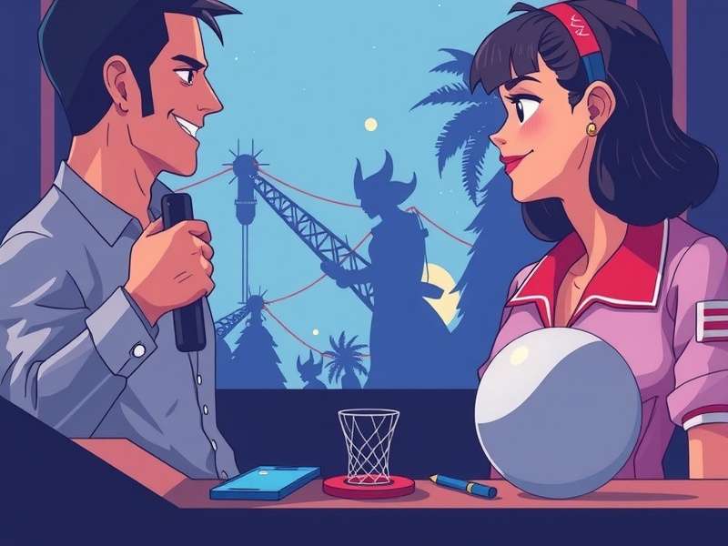 Network graph visualization showing connections between people, representing BitLife social dynamics