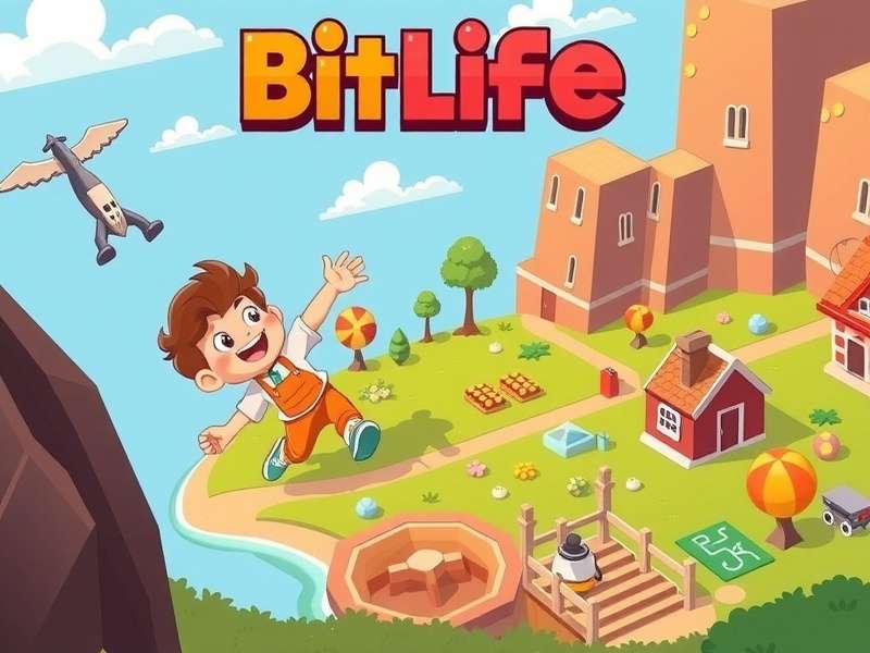 BitLife game interface showing life simulation choices