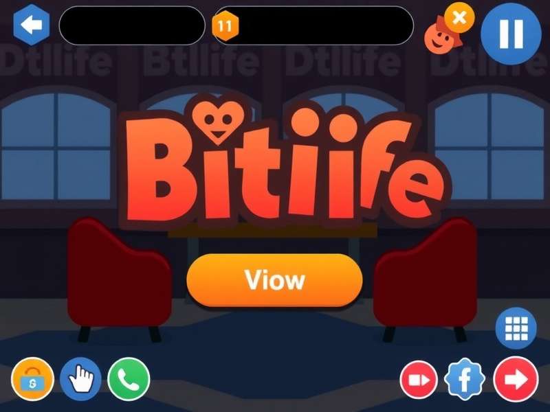 BitLife Game Online Free 2025 gameplay interface showing life choices