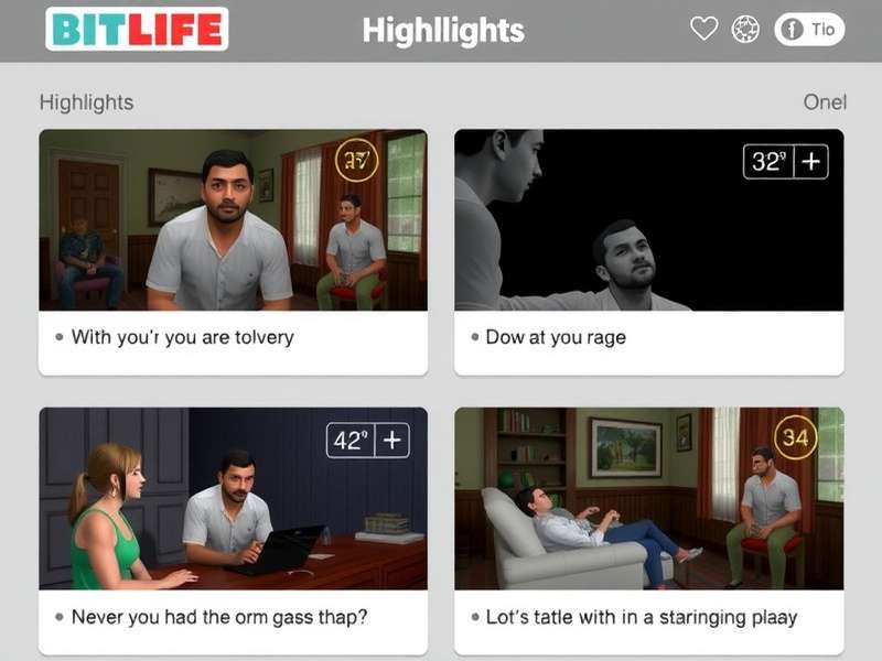 BitLife gameplay screen showing a character achieving a major milestone