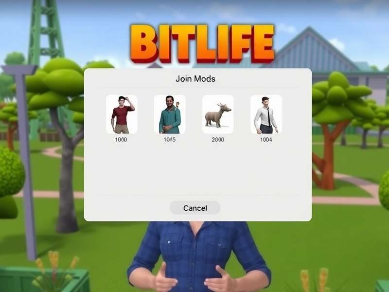 BitLife and The Sims 4 mod integration showcase