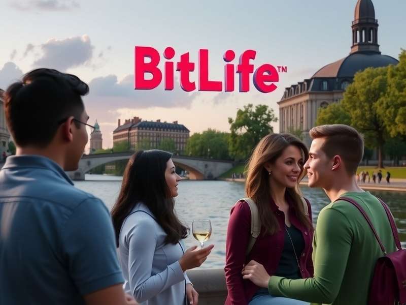 BitLife game interface showing life simulation choices