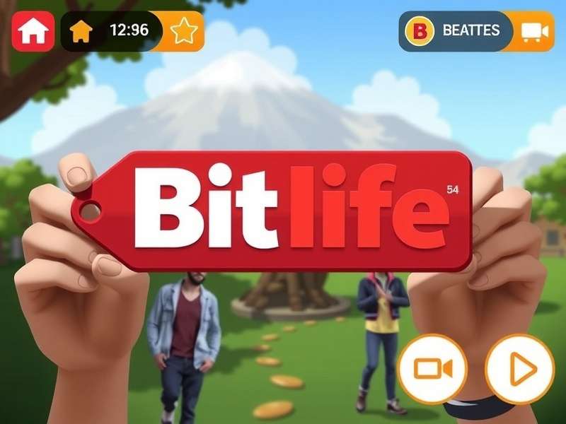 BitLife Game Interface and Mobile Gaming Setup