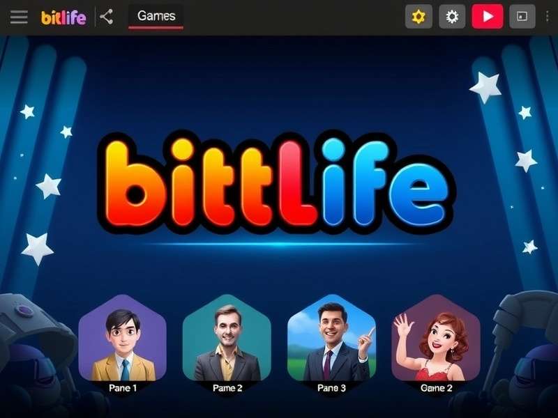 BitLife 2025 Gameplay Interface Showcasing New Features