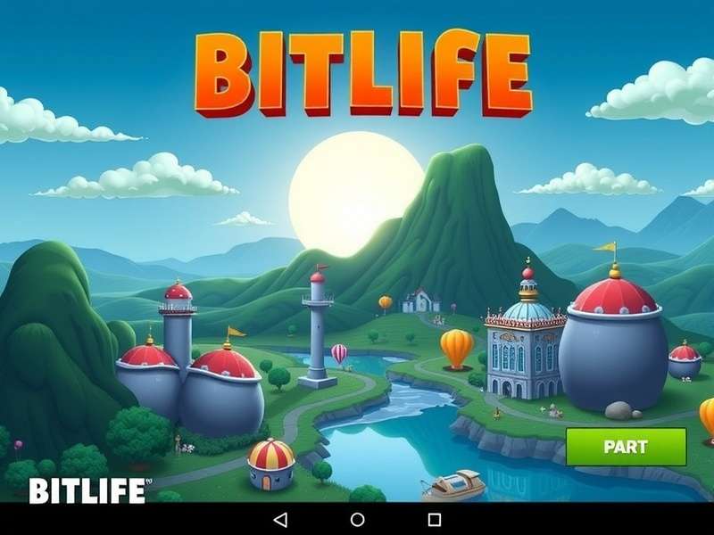 BitLife game interface showing life choices on a smartphone