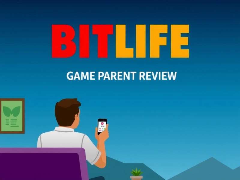 Parent and child discussing mobile game on tablet - BitLife Parent Review context
