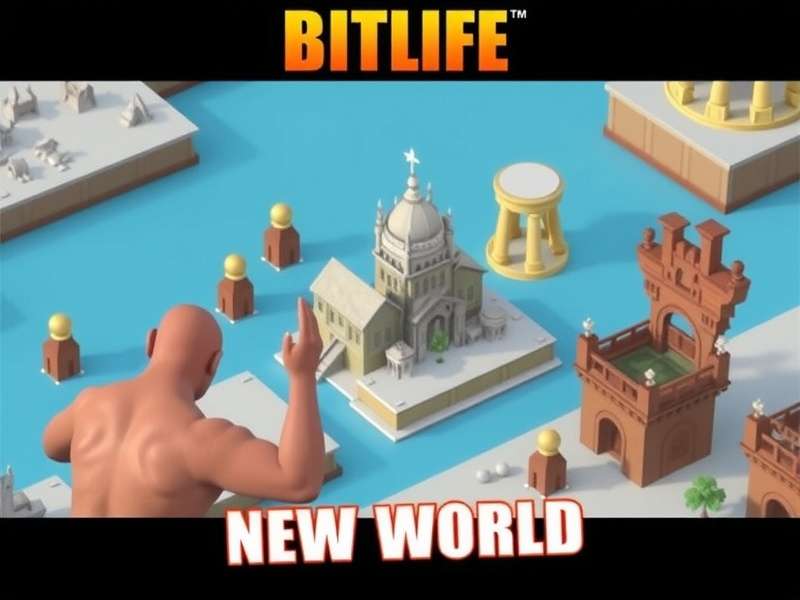 BitLife Gameplay New World Interface showing character customization and life choices