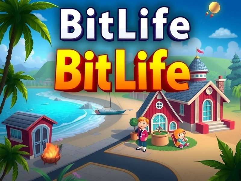 BitLife PC gameplay interface showing character creation and life decisions