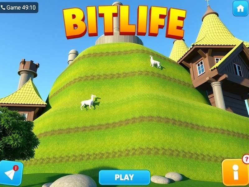Bitlife Game Simulator interface showing character life stats and decisions