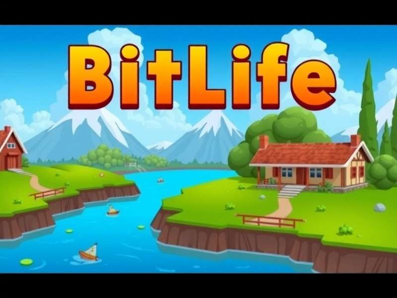 Bitlife Game Online Free Play No Download — life simulator interface showing character stats, career options, and life events