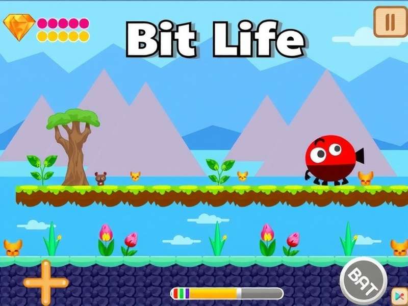 Bit Life Apk hero image showing the game interface and life simulation scenarios