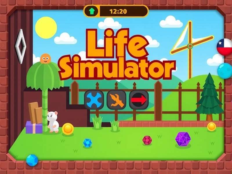 Bit Life Simulator Unblocked gameplay on laptop and mobile
