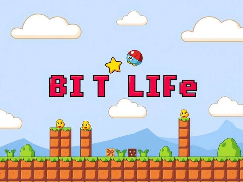 BitLife game screenshot showing character stats, career and life choices interface