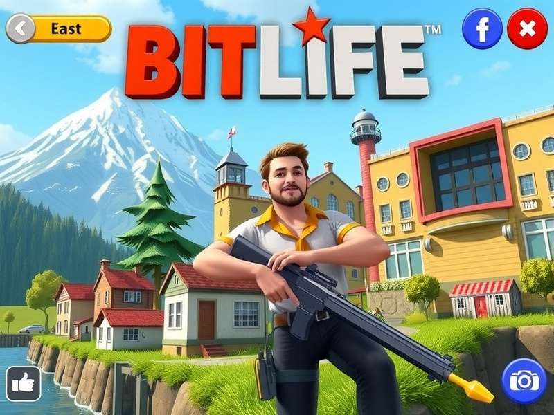 Bitlife Game interface showing character stats, decisions, and life events